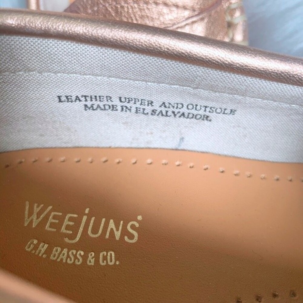 G.H. Bass & Co. NEW Penny Stardom Weejuns 5 Gold - Picture 6 of 9